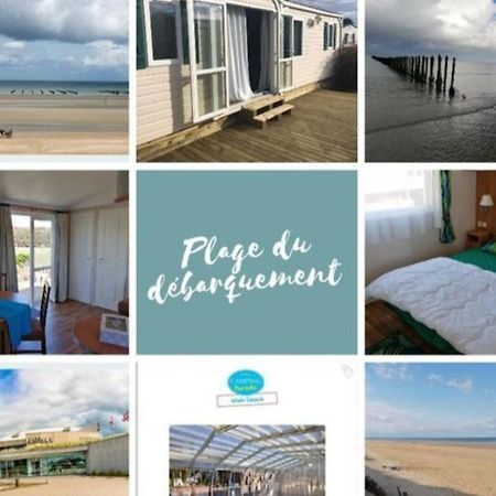 Mobile-Home 100M Plage Utah Mme Surget Sainte-Marie-du-Mont (Manche) Exterior foto