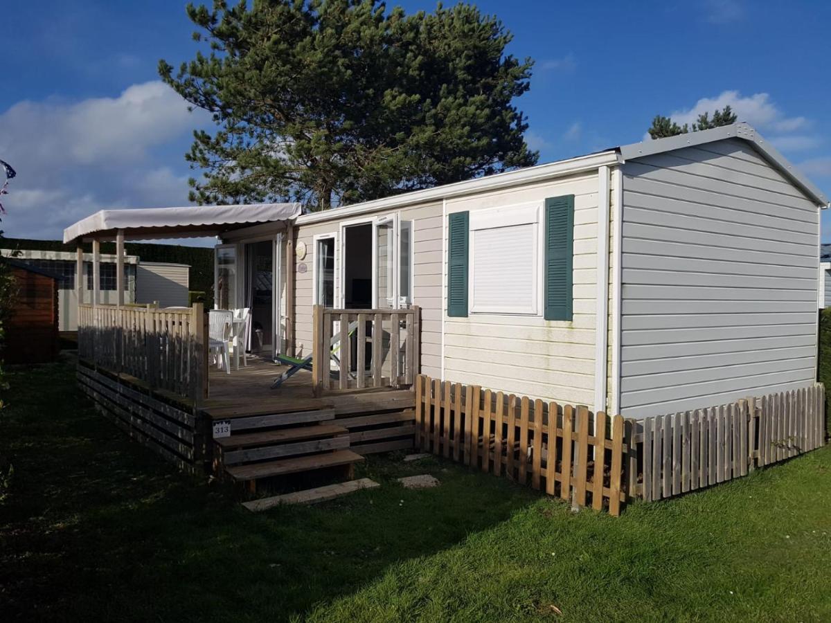 Mobile-Home 100M Plage Utah Mme Surget Sainte-Marie-du-Mont (Manche) Exterior foto
