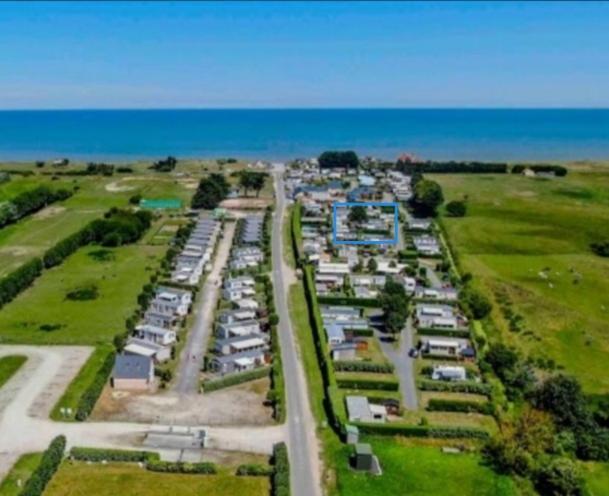 Mobile-Home 100M Plage Utah Mme Surget Sainte-Marie-du-Mont (Manche) Exterior foto